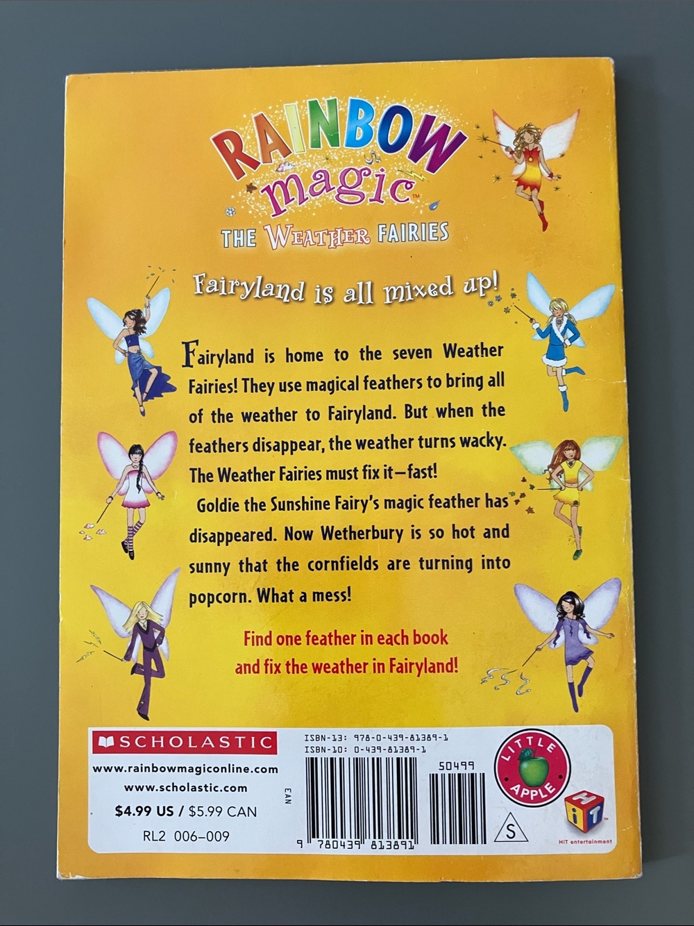 Rainbow Kids Fairy Book Set - Pink, Orange, Purple, Blue, Yellow - Picture 13 of 15